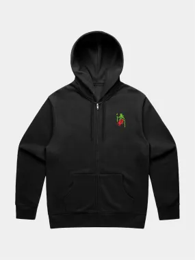 A Lost Cause High As Hell Zip Hoodie - Black