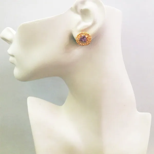 Amethyst & Citrine Earring Jacket Separates Earrings