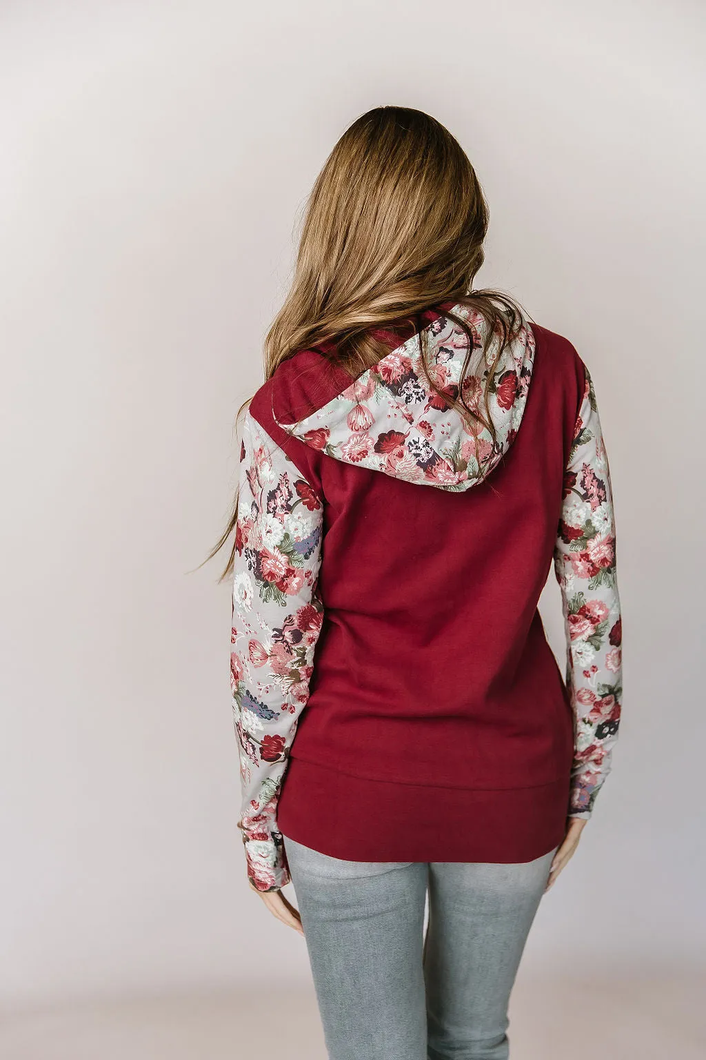 Ampersand Among the Wildflowers Halfzip Sweatshirt