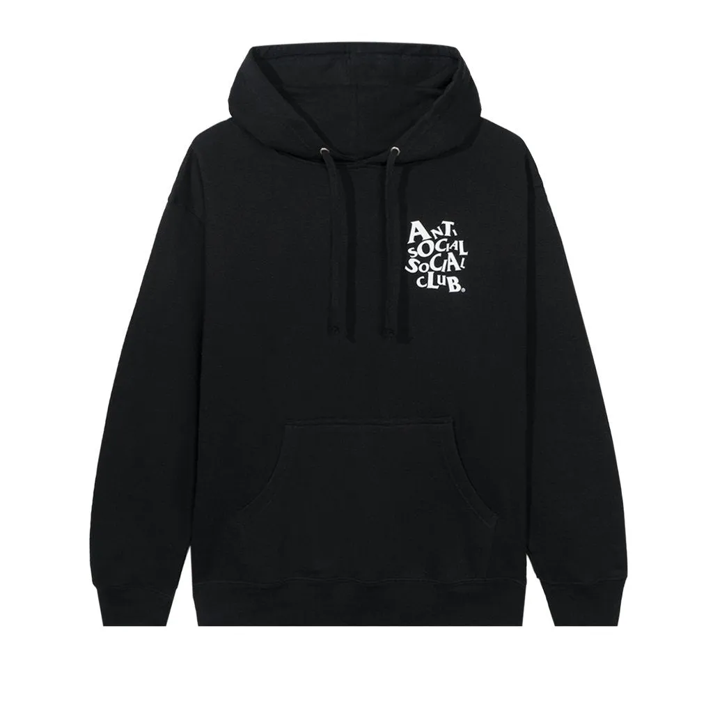 ANTISOCIALSOCIALCLUB COMPLICATED BLACK HOODIE-BLACK