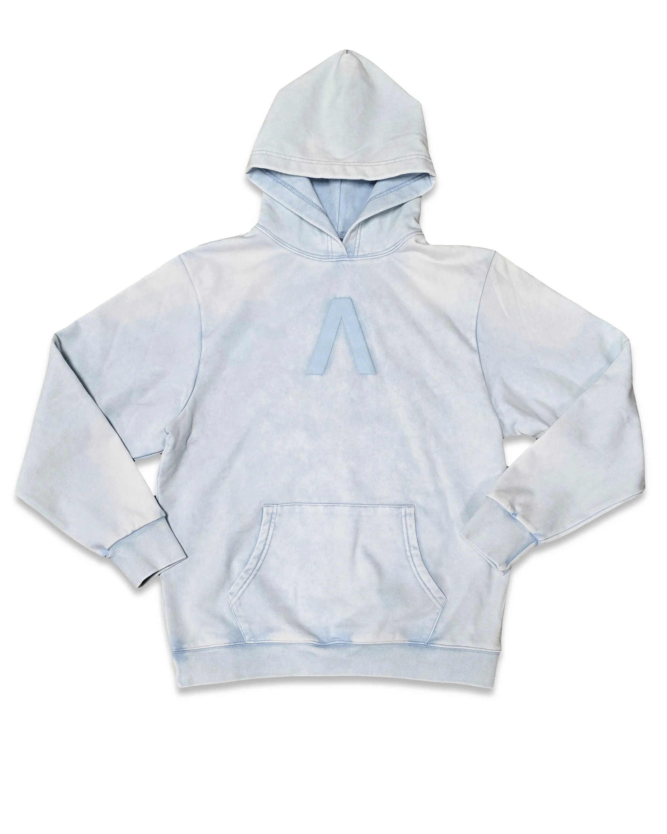 Sure! Heres an optimized product title with descriptive modifiers:  
Premium Powder Blue AOLOGNE Standalone Wash Hoodie with Hood