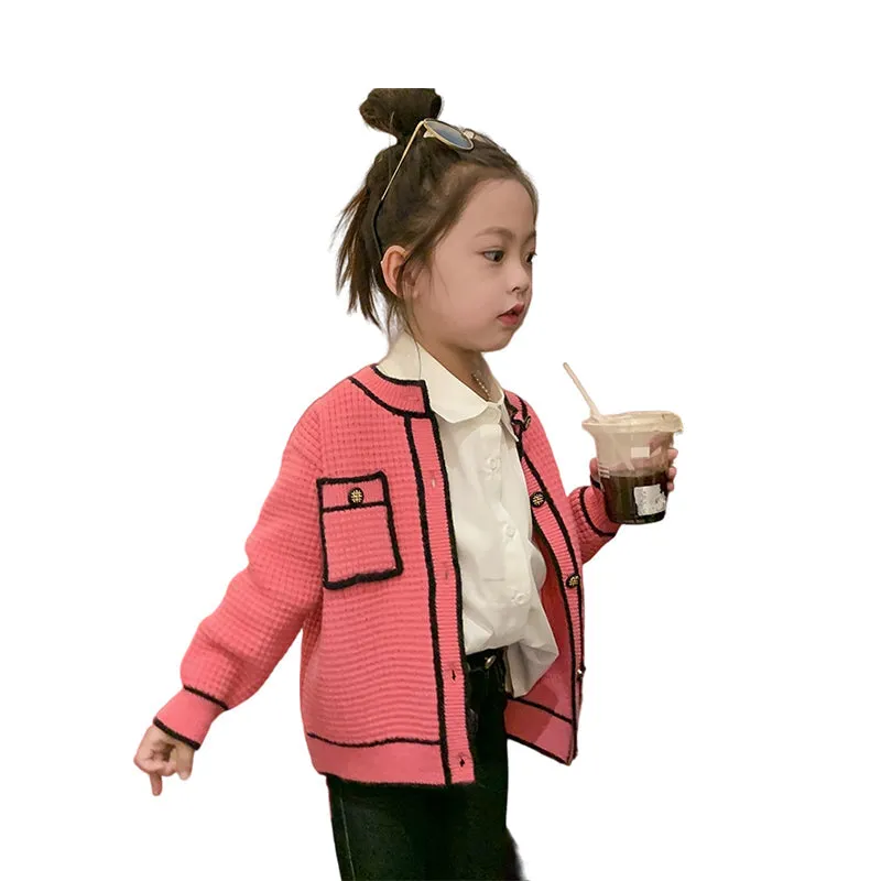 Baby Kid Girls Color-blocking Jackets Outwears