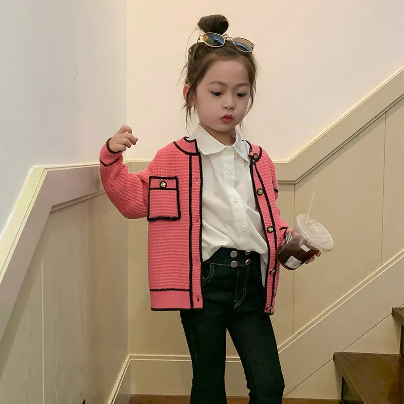 Baby Kid Girls Color-blocking Jackets Outwears