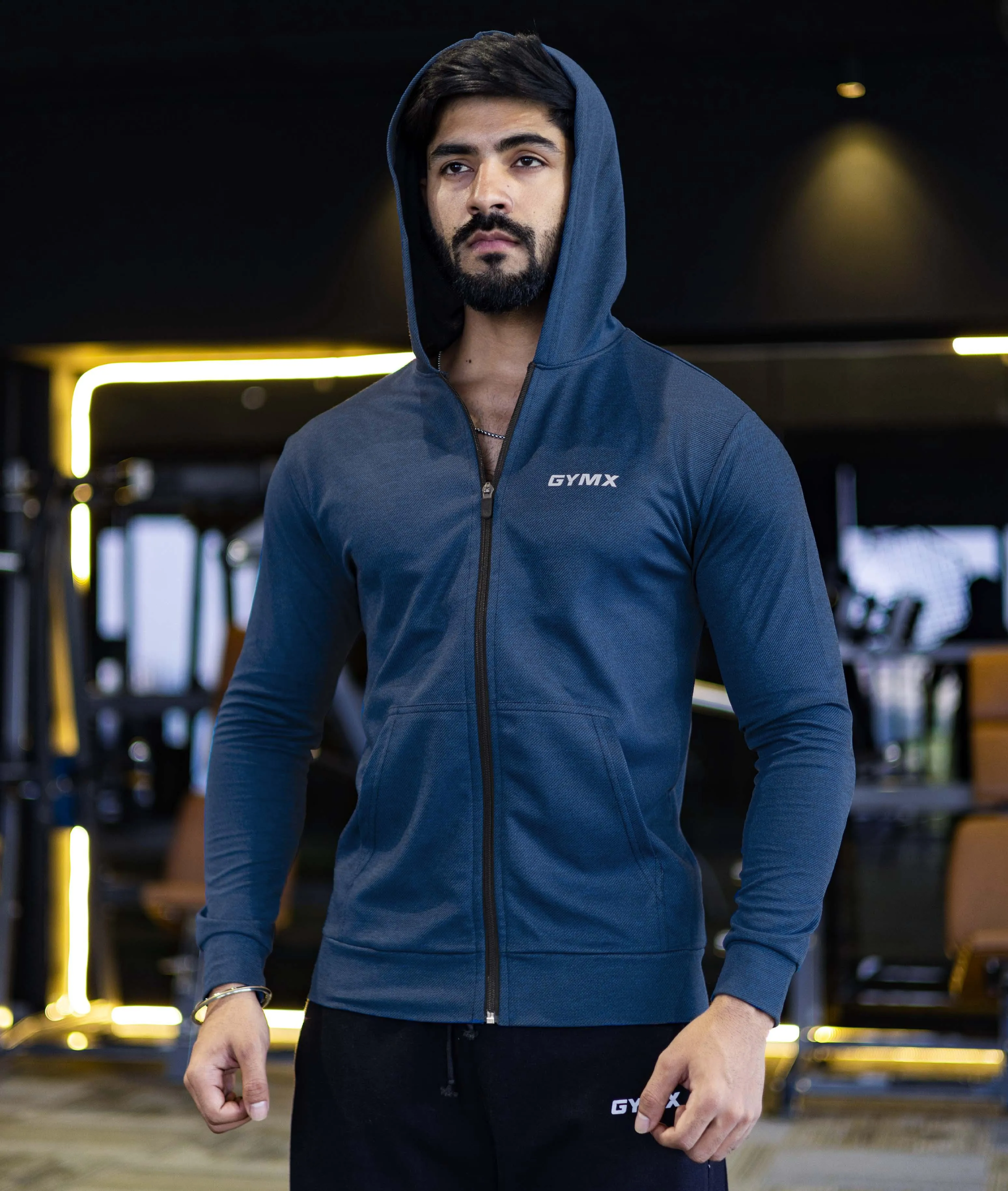 Beast GymX Hoodie: Envy Blue