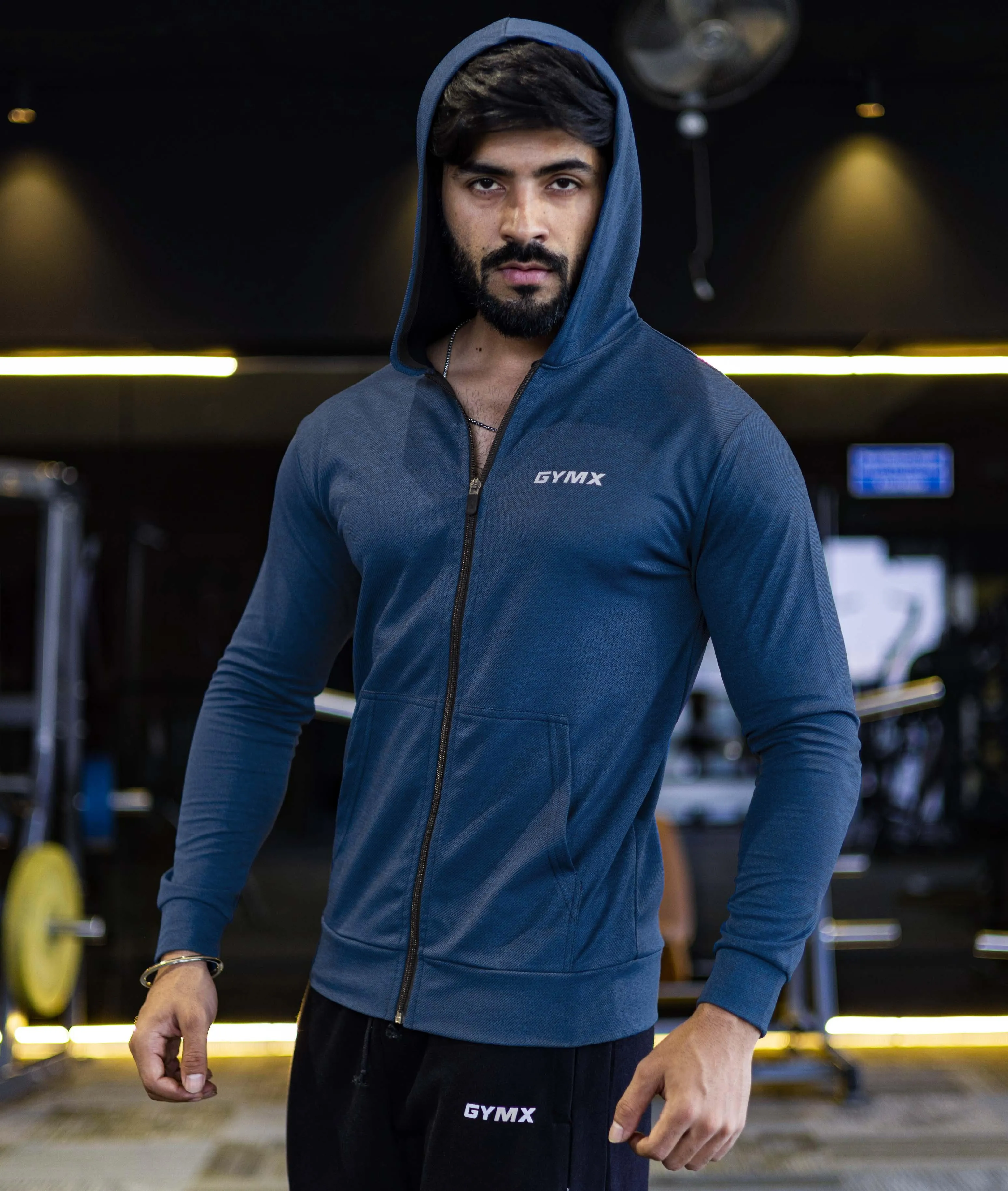 Beast GymX Hoodie: Envy Blue