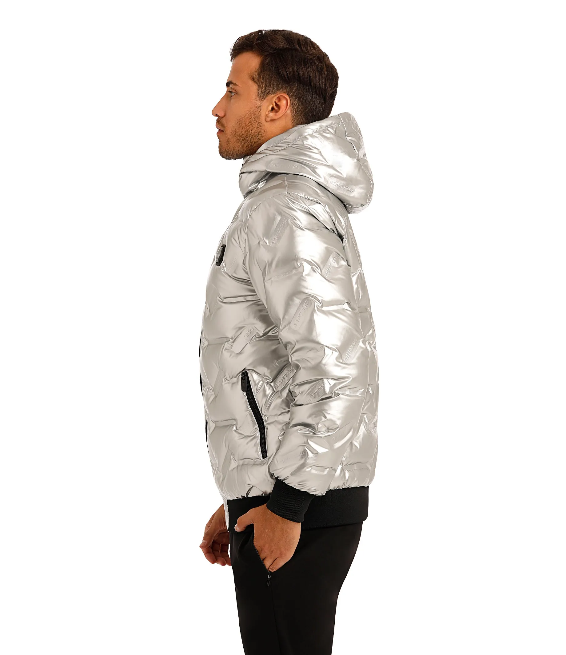 Bertigo Jacket | Wolf Silver Down Filled Coat