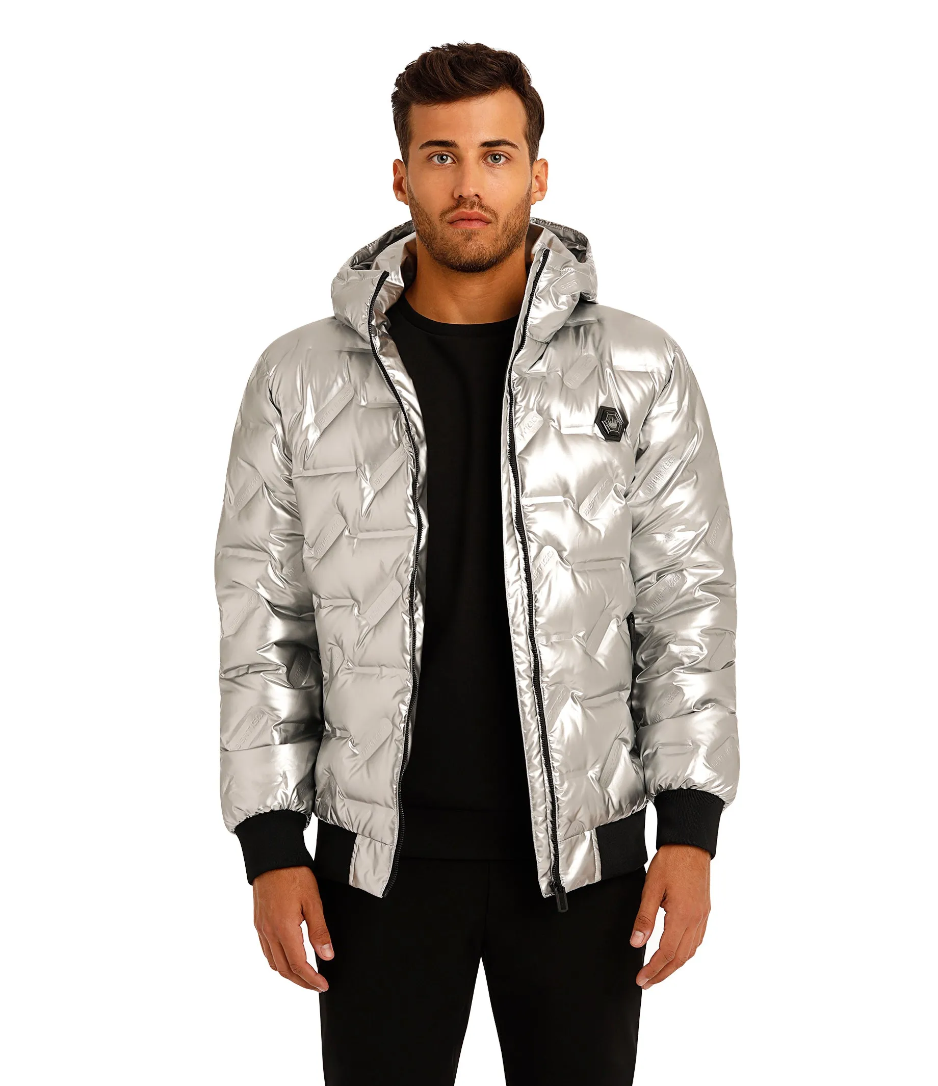 Bertigo Jacket | Wolf Silver Down Filled Coat