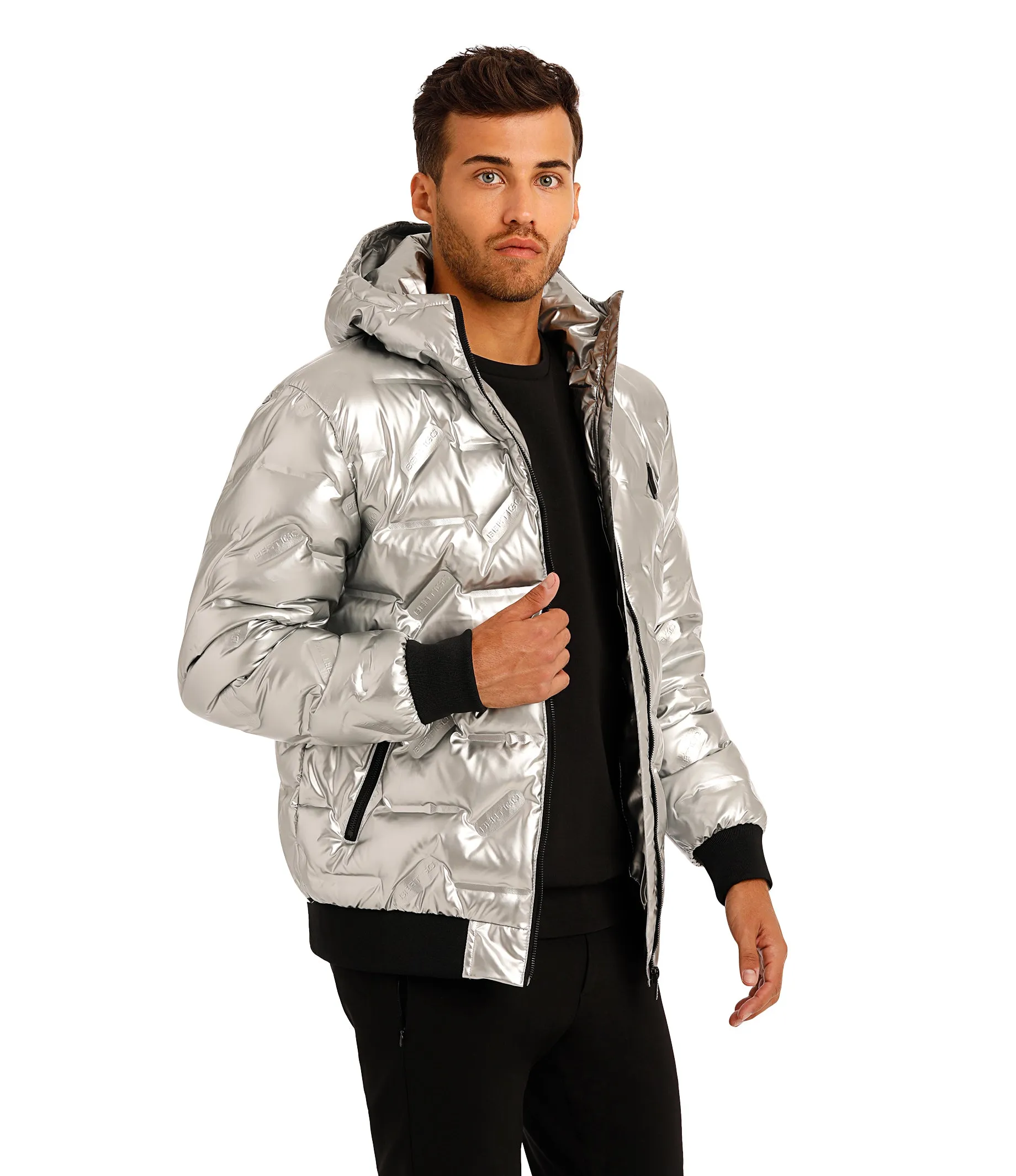 Bertigo Jacket | Wolf Silver Down Filled Coat