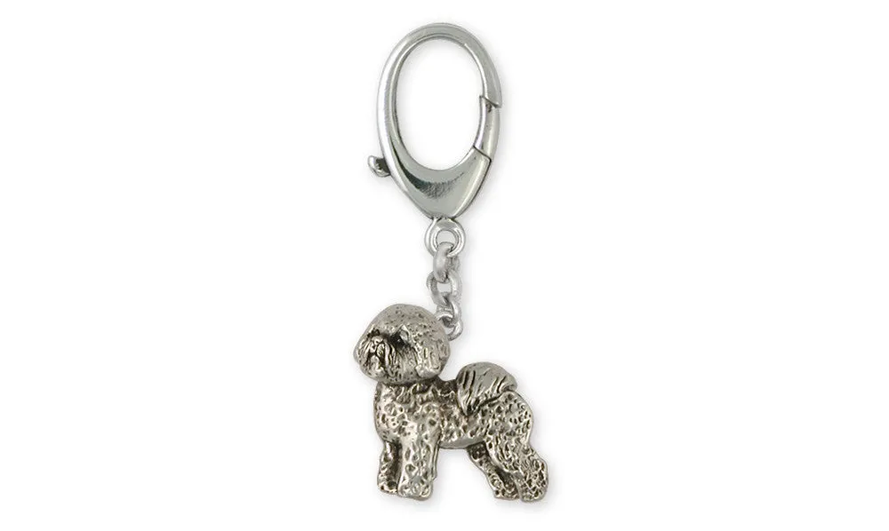 Bichon Frise Zipper Pull Jewelry Sterling Silver Handmade Dog Zipper Pull BF14-ZP