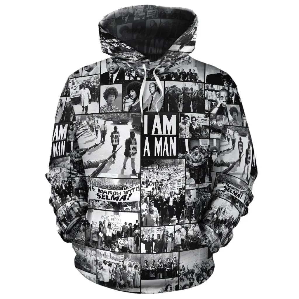 Black Power Images 2 All-over Hoodie