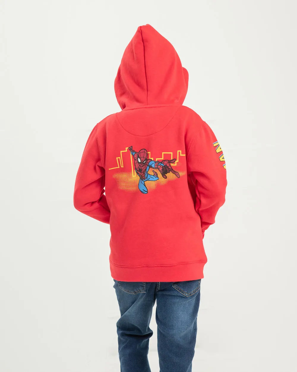 Boy Graphic Zipper Hood