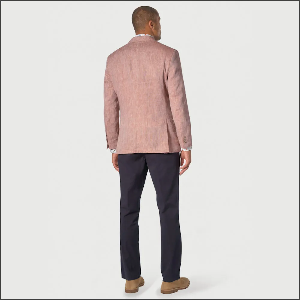 Brook Taverner Leeds Dusky Rose Linen Jacket<><>