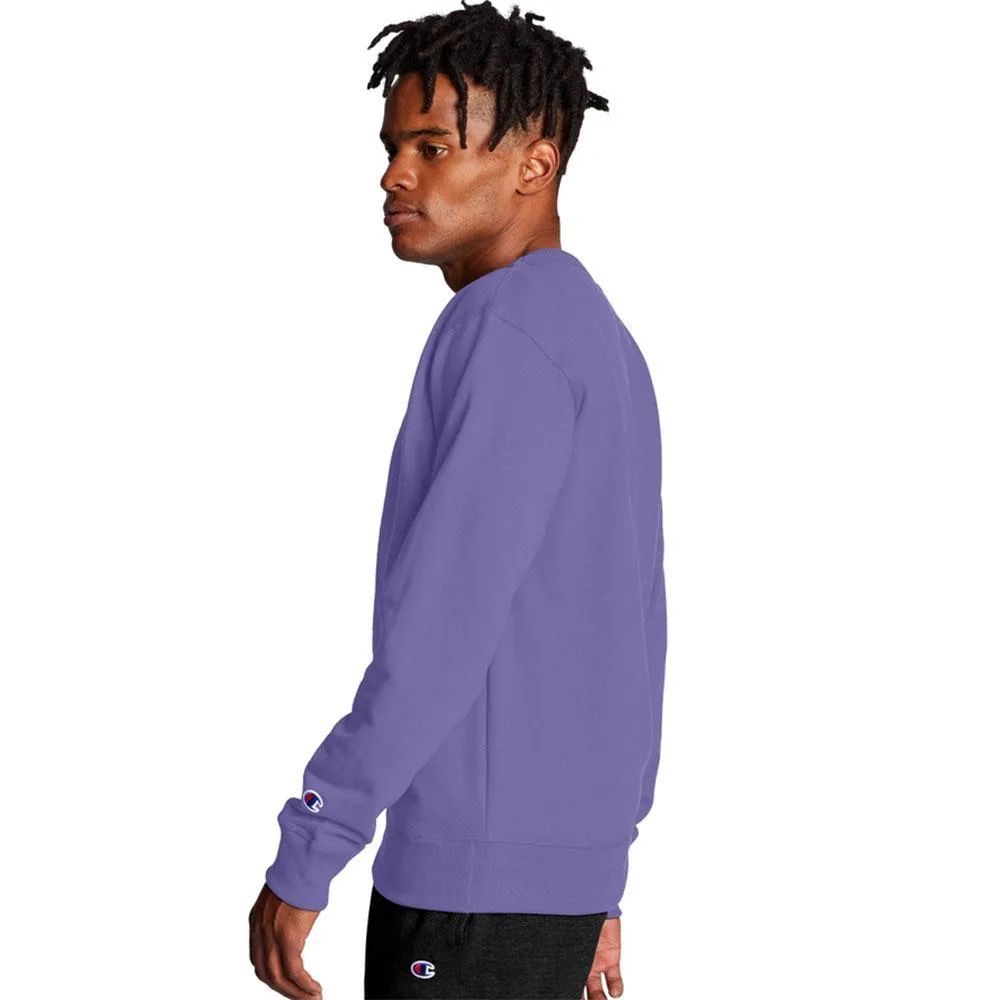 Champion Powerblend Crew Script Logo Purple