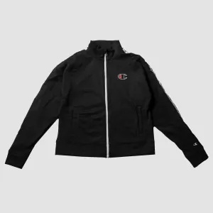 CHAMPION - Women - Logo Tape Track Jacket - Black