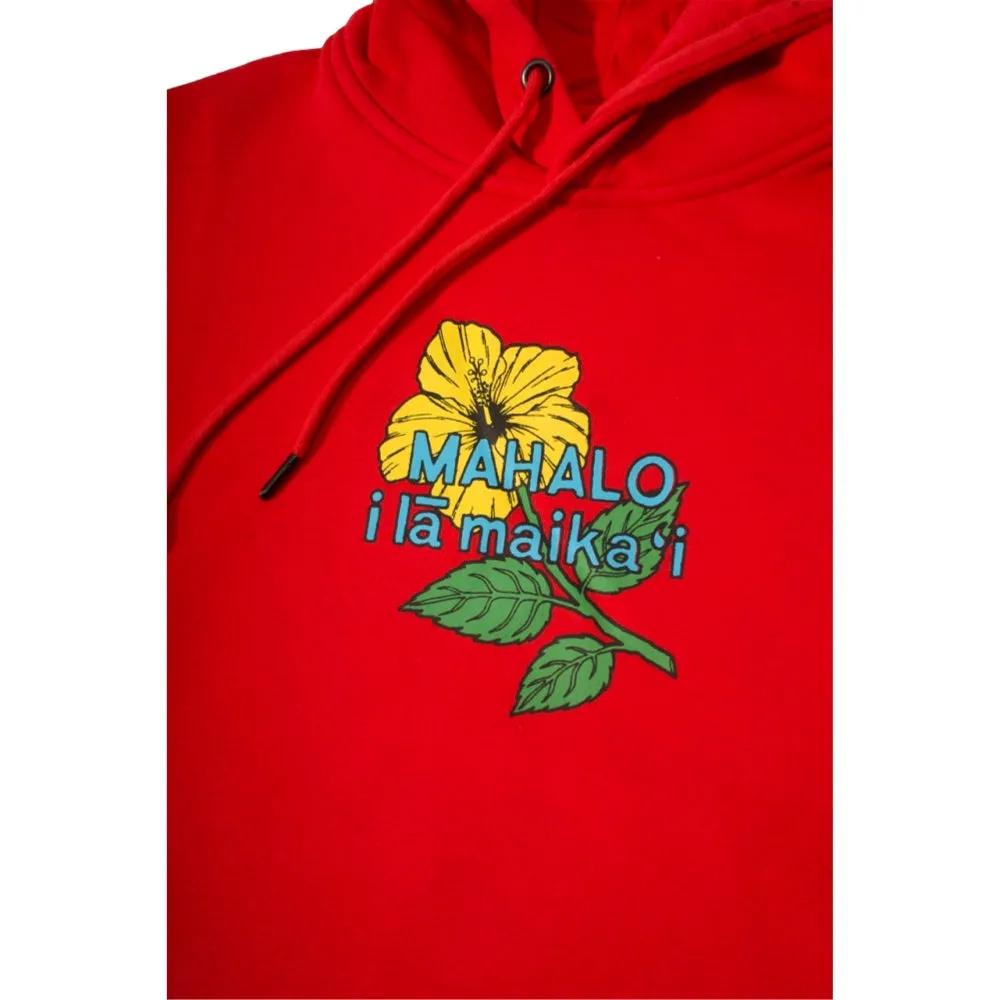 CHINA TOWN MARKET MAHALO HOODIE-RED