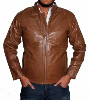 Chocolaty brown classic Leather Jacket