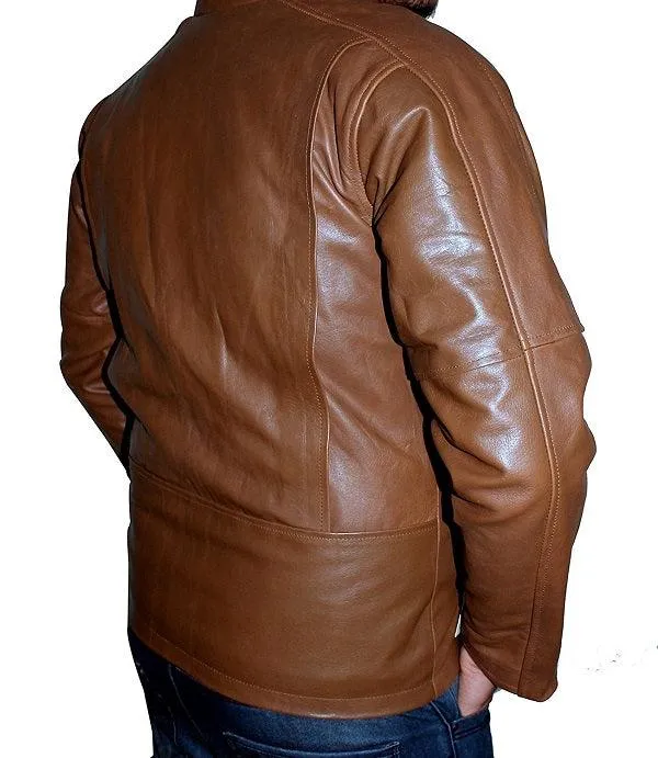 Chocolaty brown classic Leather Jacket