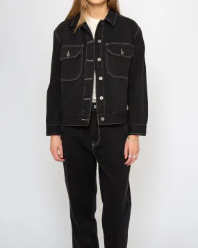 Coby Jacket (Oversized Fit) - Black