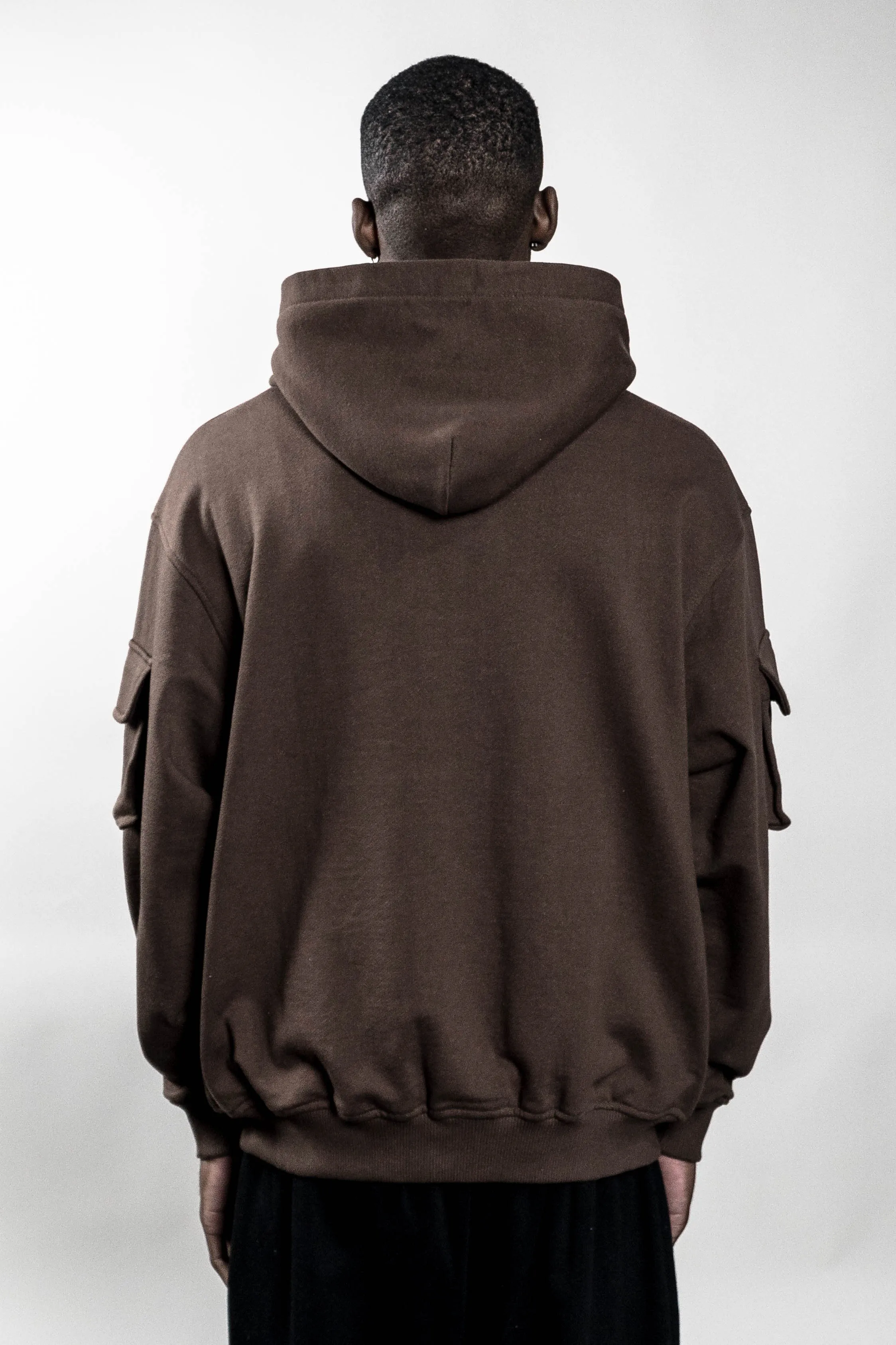 COFFEE BROWN MILITARY FRONTZIP