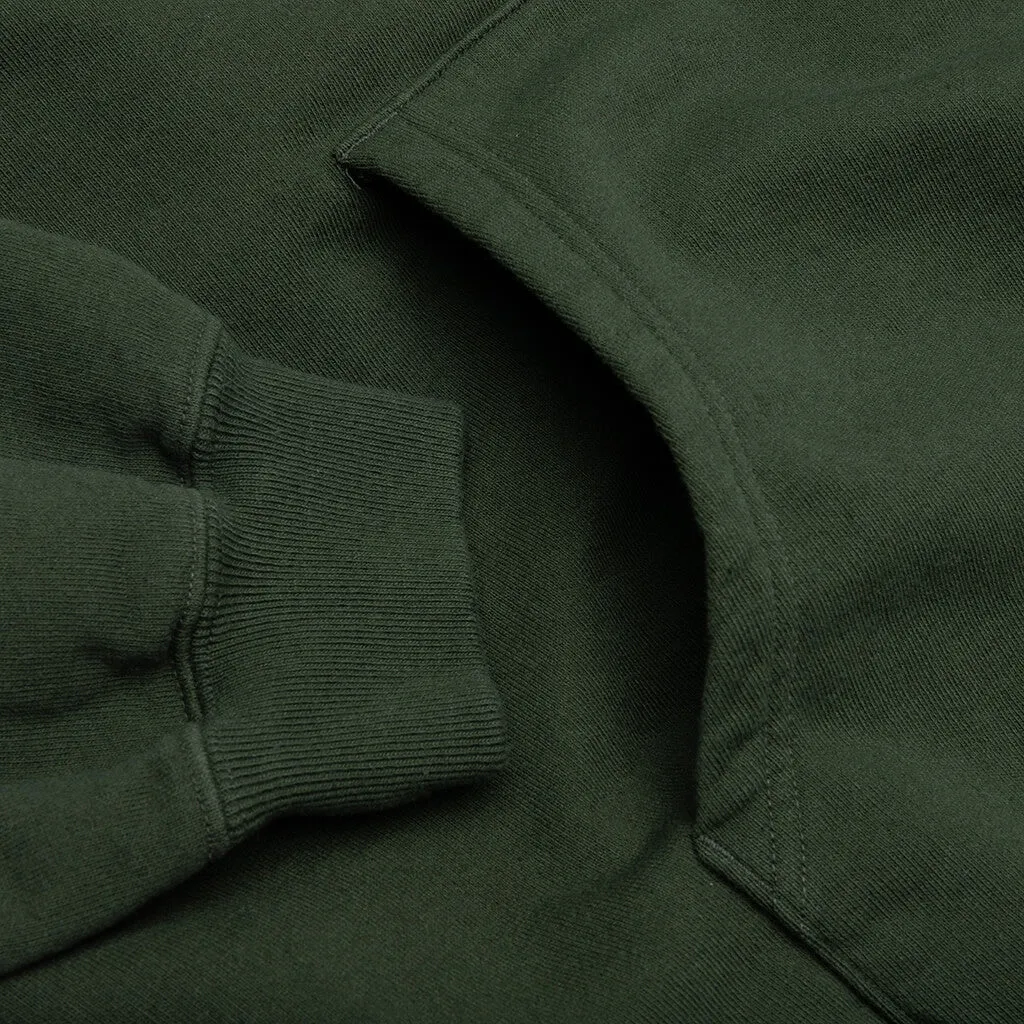 College Sweatparka L/S Hoodie - Green