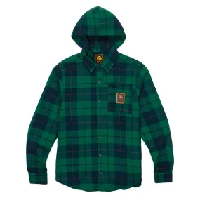 Cookies SF Men Park Ave Hooded LS Flannel (Navy)