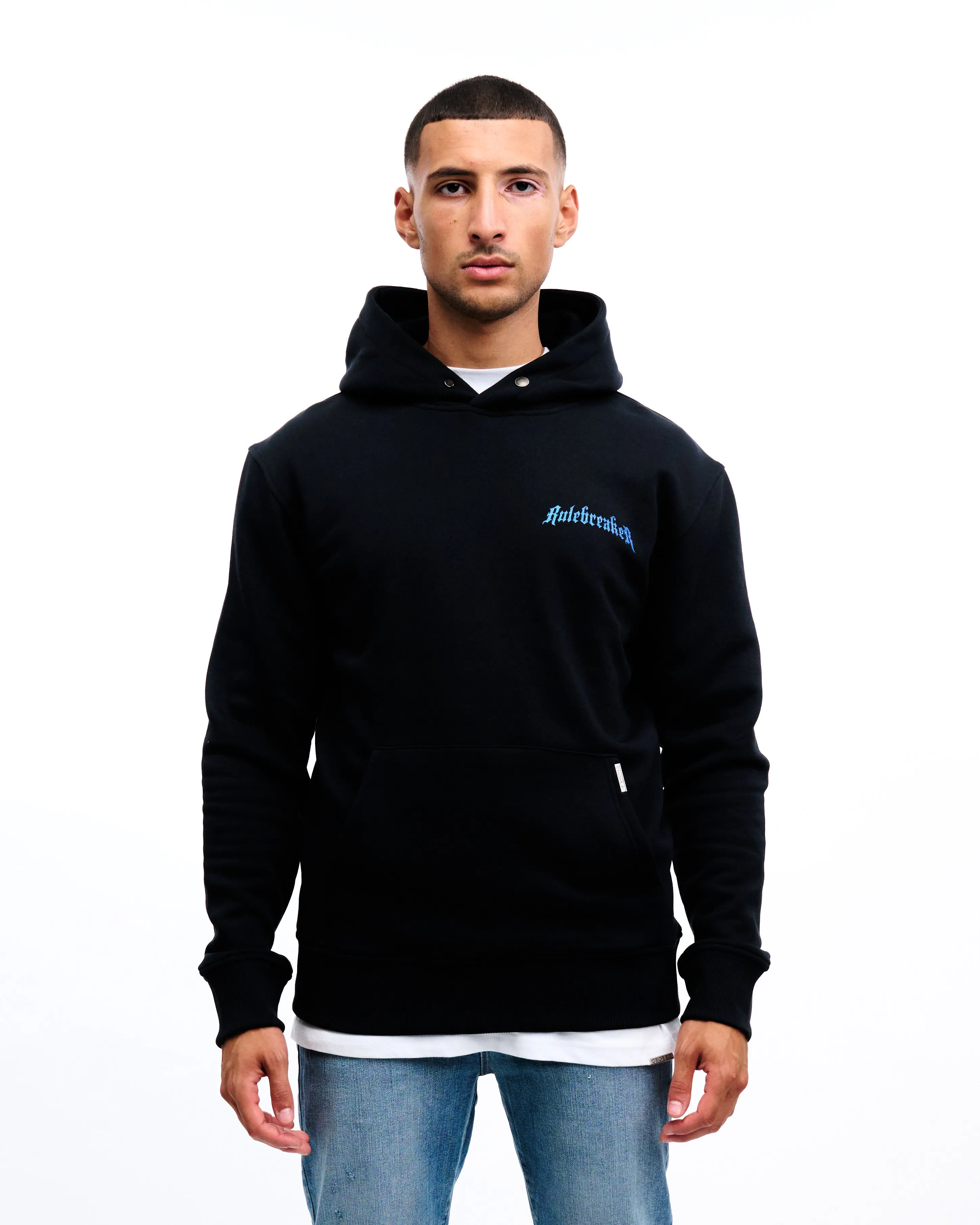 CROYEZ RULEBREAKER HOODIE - BLACK/COBALT