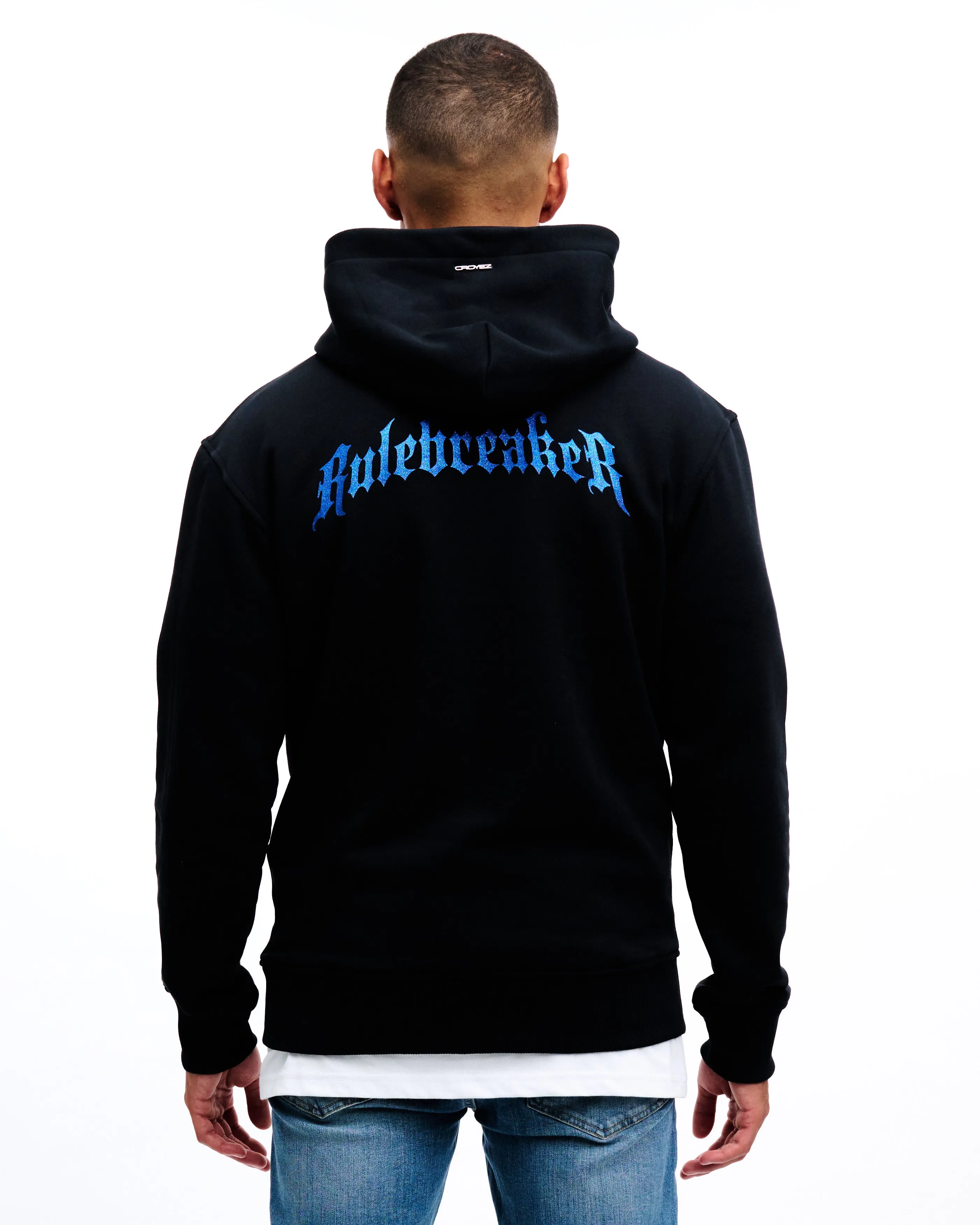 CROYEZ RULEBREAKER HOODIE - BLACK/COBALT