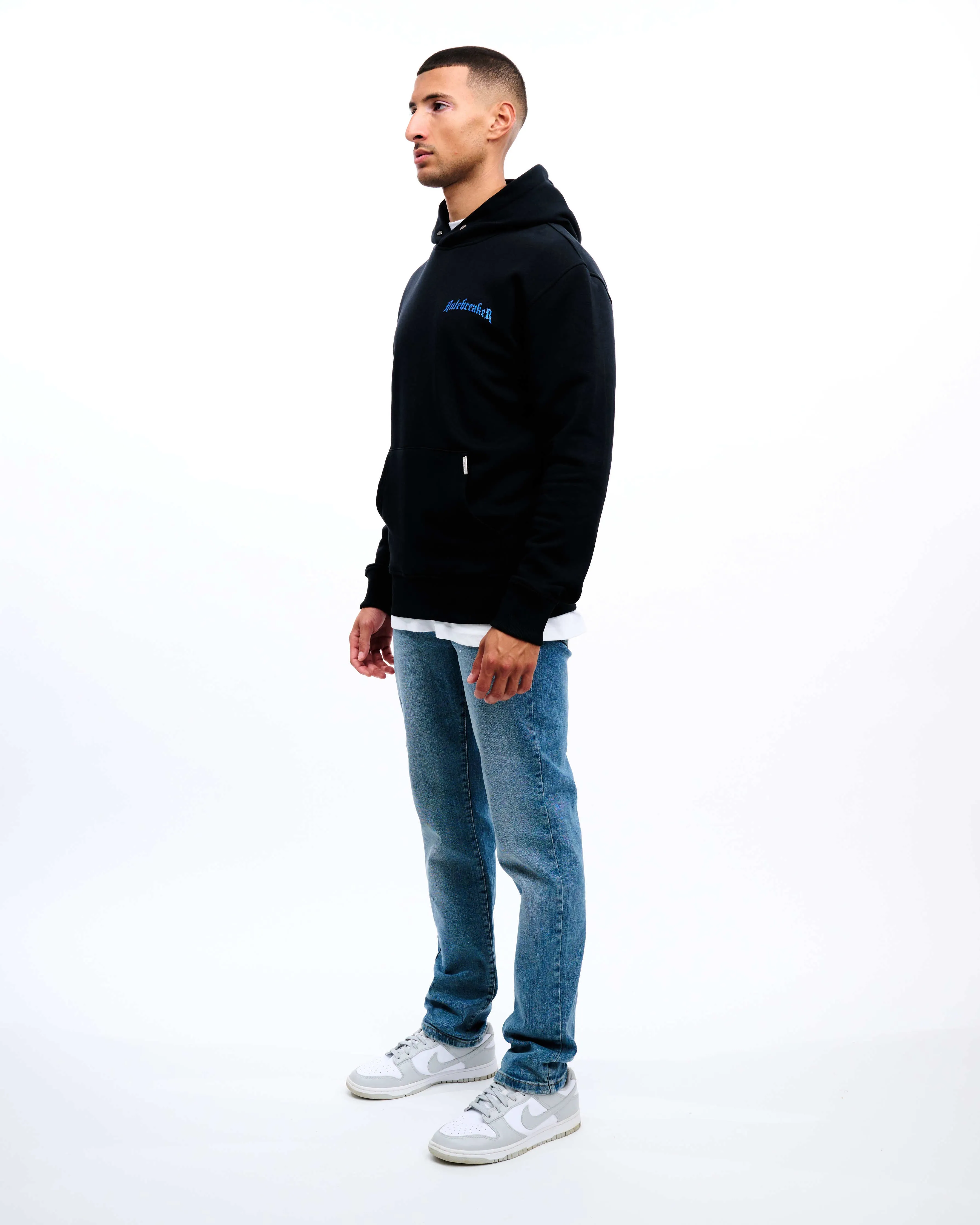 CROYEZ RULEBREAKER HOODIE - BLACK/COBALT