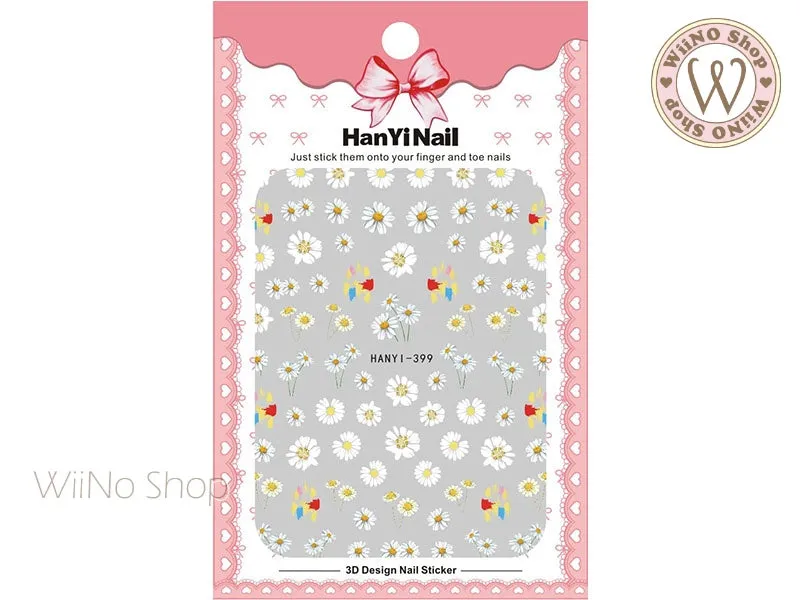 Daisy Adhesive Nail Art Sticker - 1 pc (HY-399)