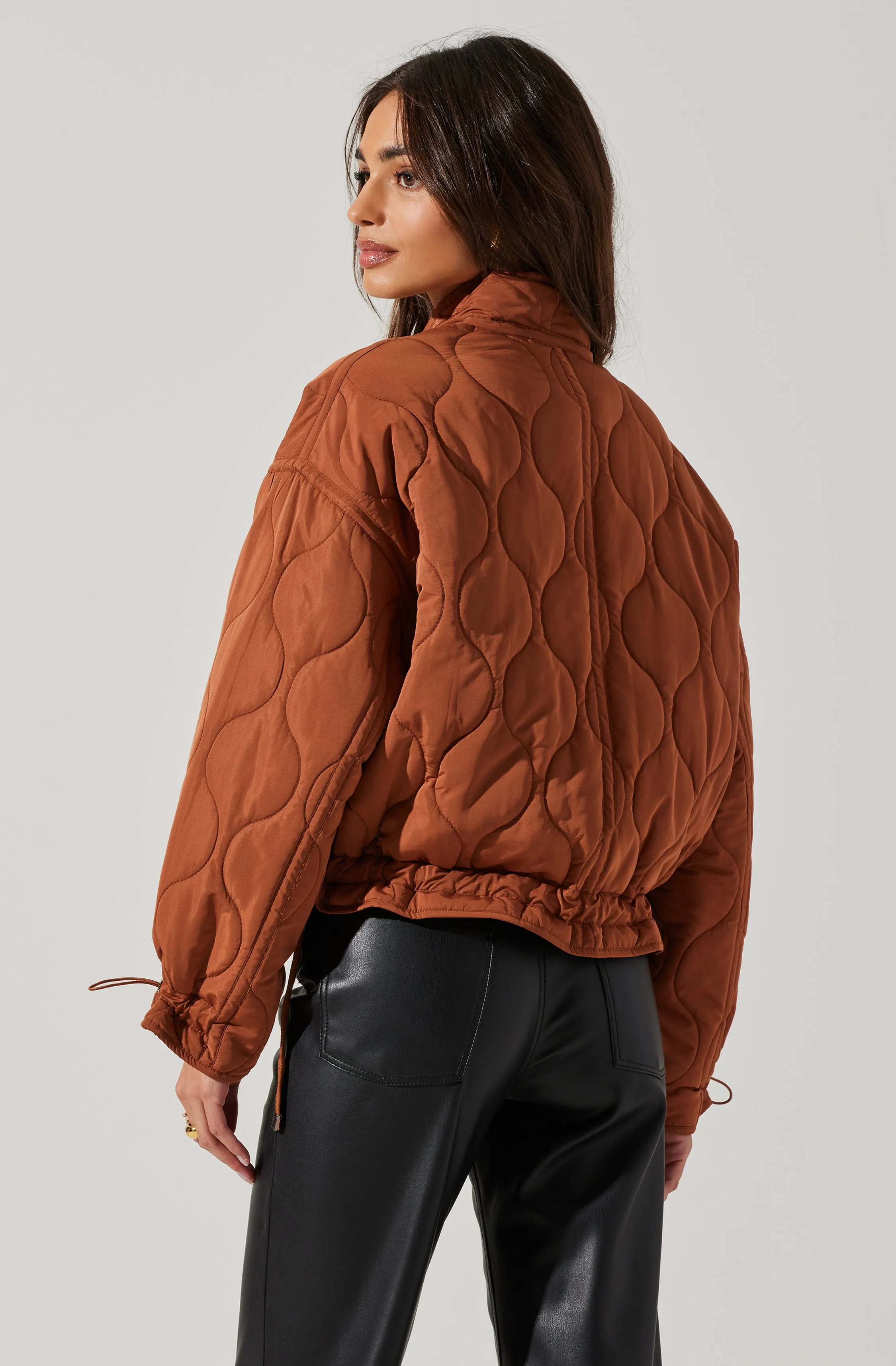 Dalia Quilted Cinched Jacket