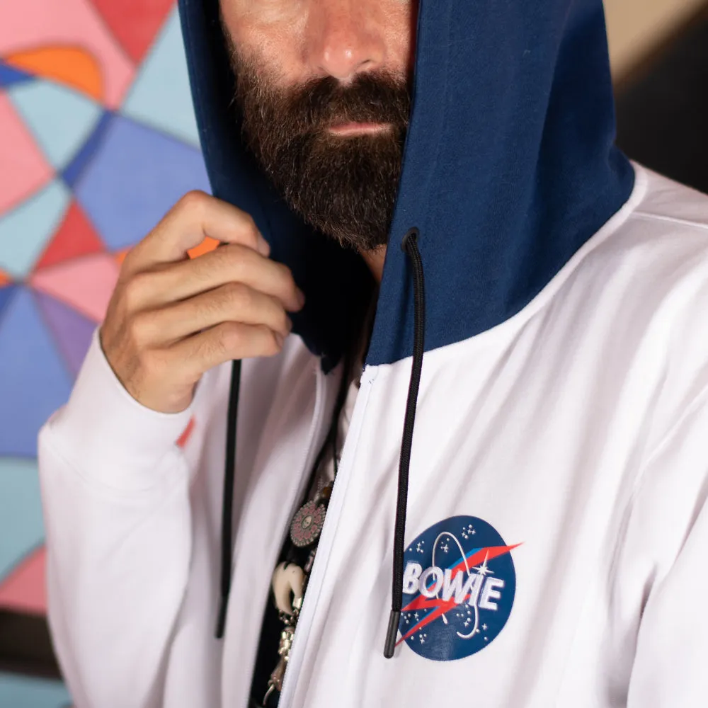 David Bowie Space Oddity Premium Zip Up Hoodie