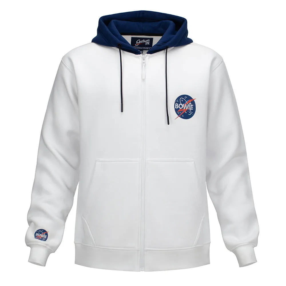 David Bowie Space Oddity Premium Zip Up Hoodie