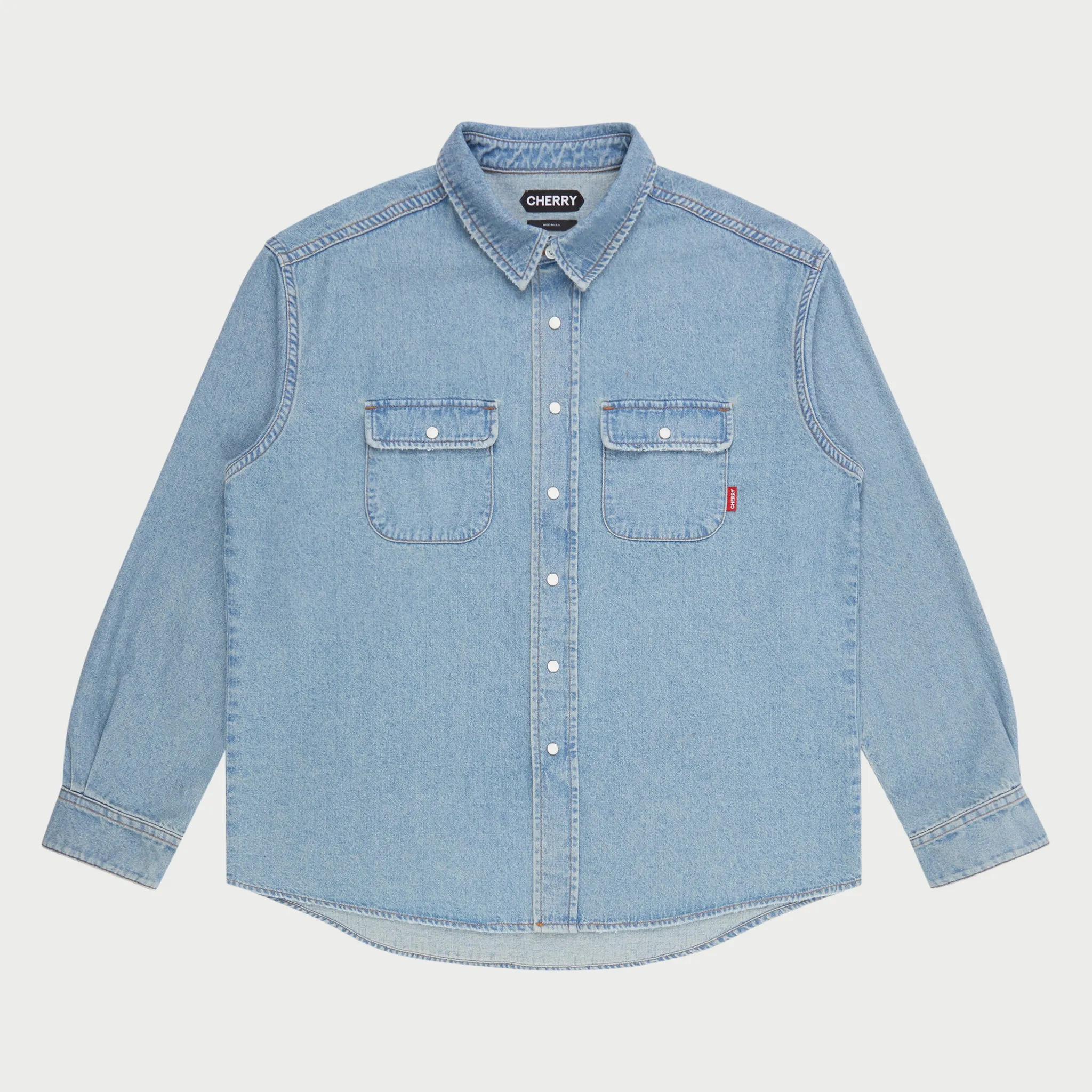 Denim Overshirt (Indigo)