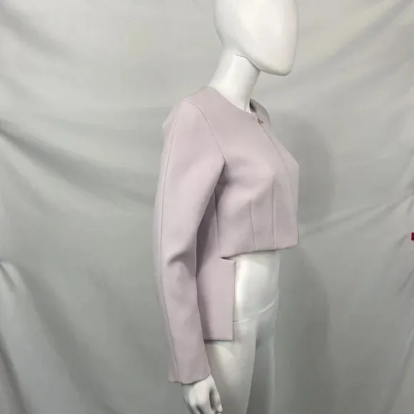 Derek Lam NWT Lilac Zip Front High Low Jacket