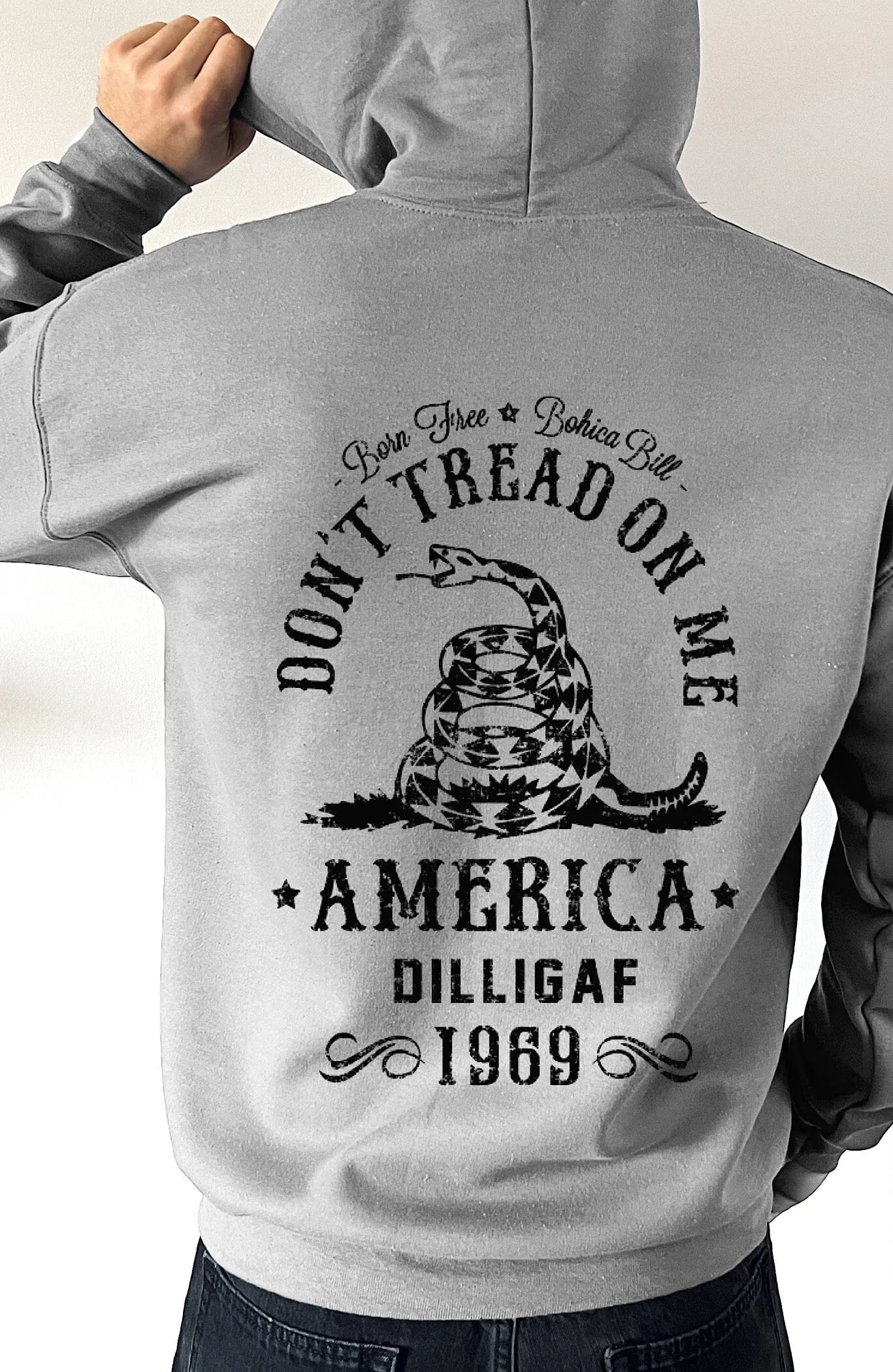 Don't Tread on Me Pullover Hoodie