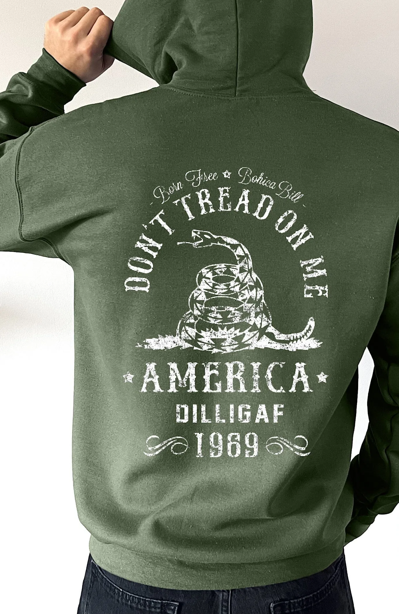 Don't Tread on Me Pullover Hoodie