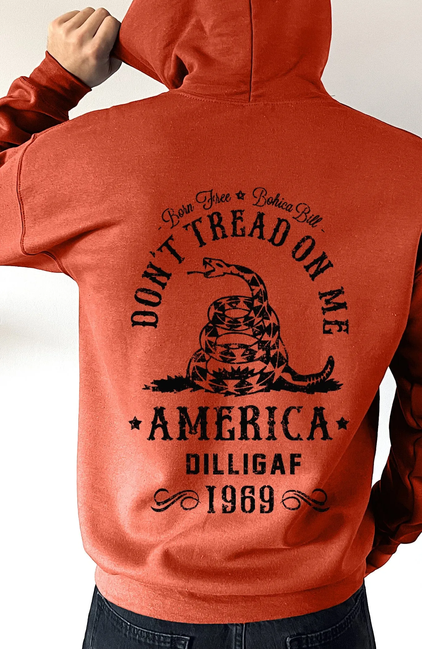 Don't Tread on Me Pullover Hoodie