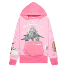 Flowers Forever Hoodie - Pink