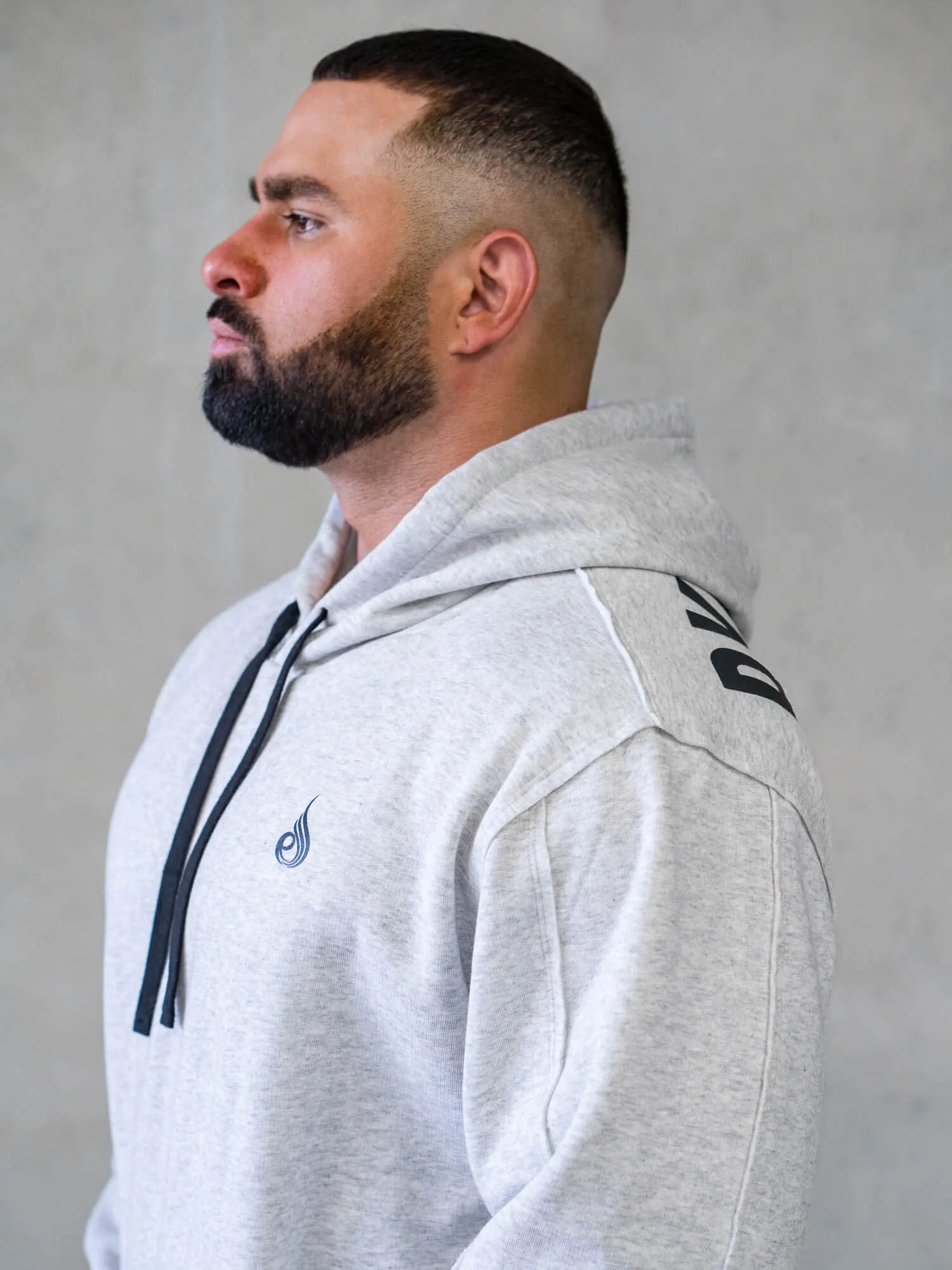 Force Pullover Hoodie - Chalk Grey Marl