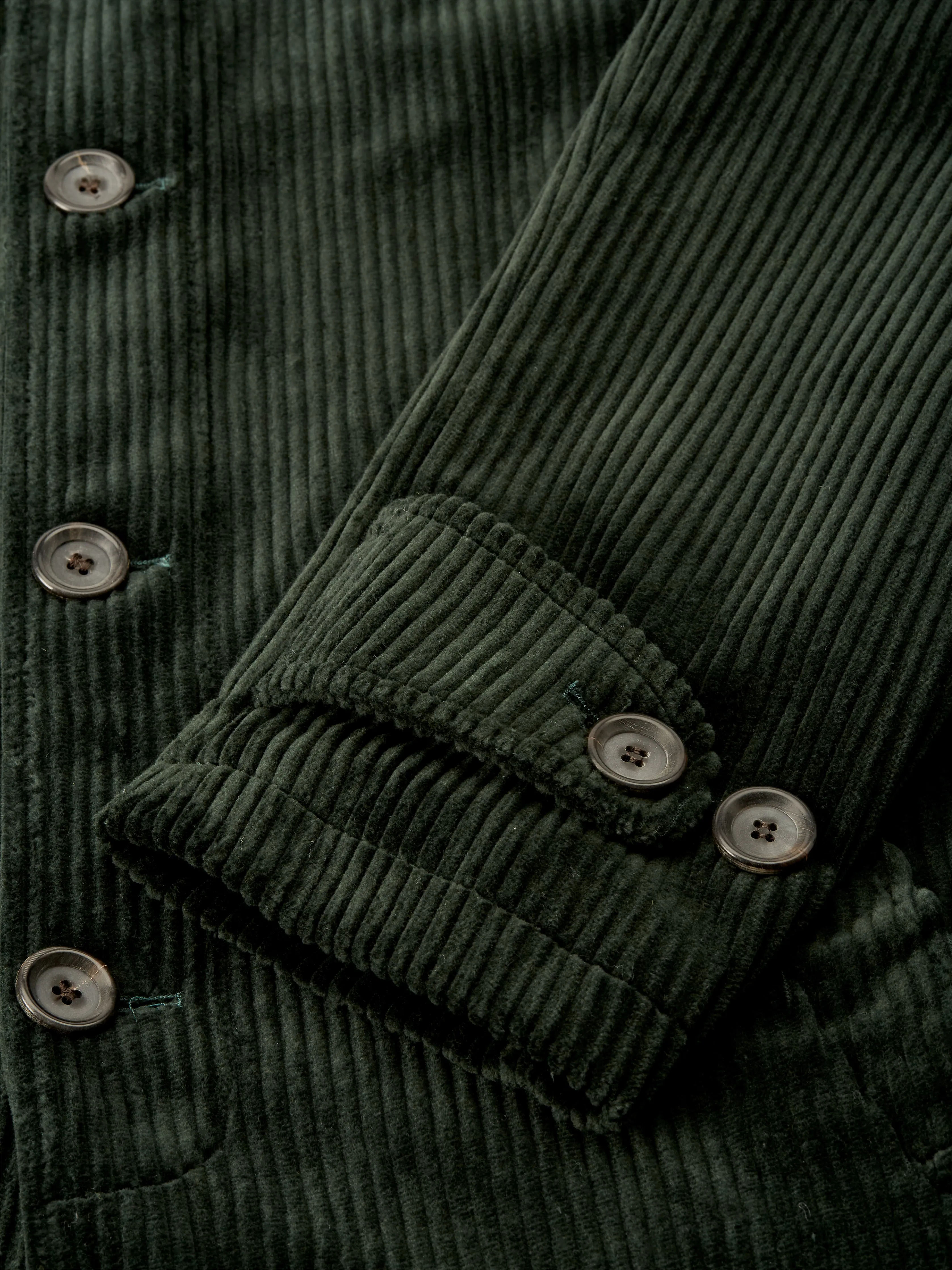 Grandpa Coat Melrose Cord Green