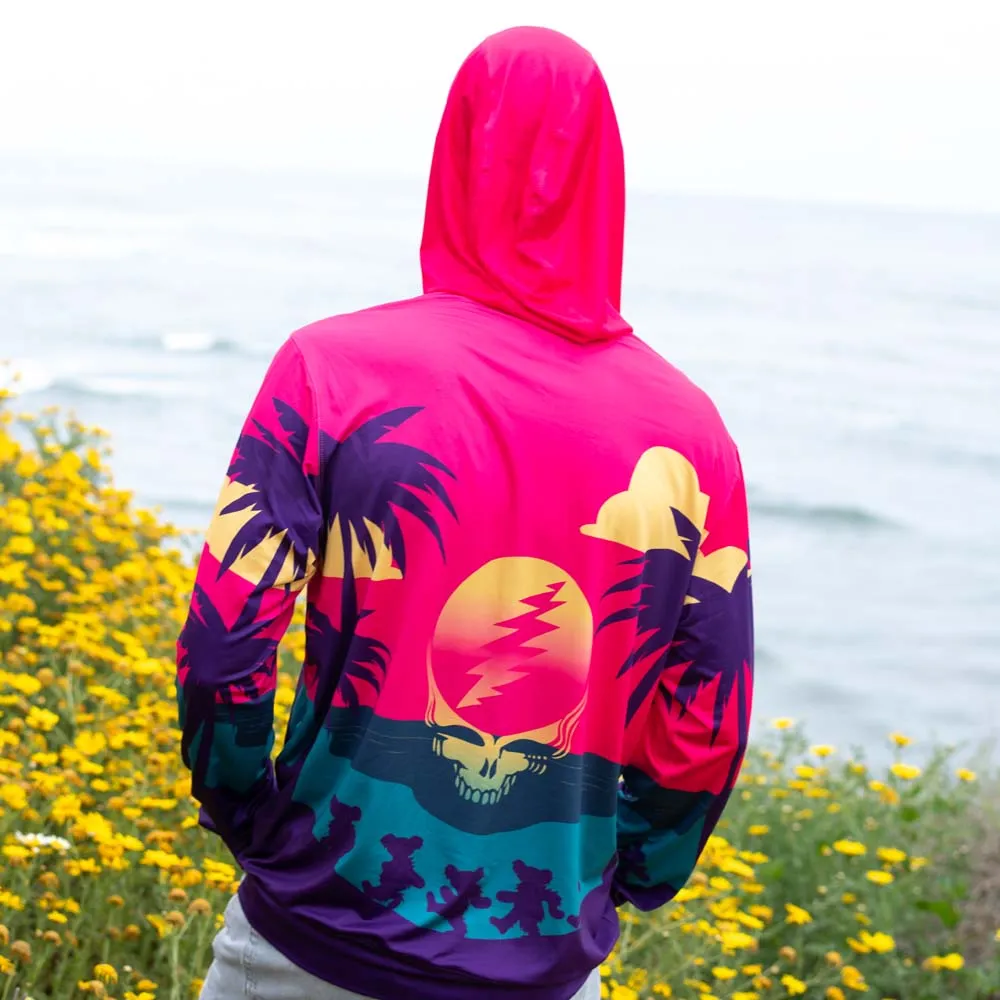 Grateful Dead | UPF 50 Hoodie | Setting Sun Stealie