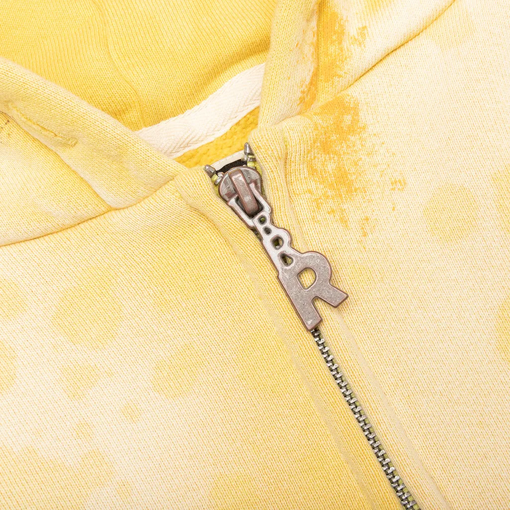 Gym Bag Zip Hoodie - Washed Yellow