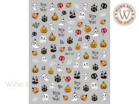 Halloween Adhesive Nail Art Sticker - 1 pc (WG119)