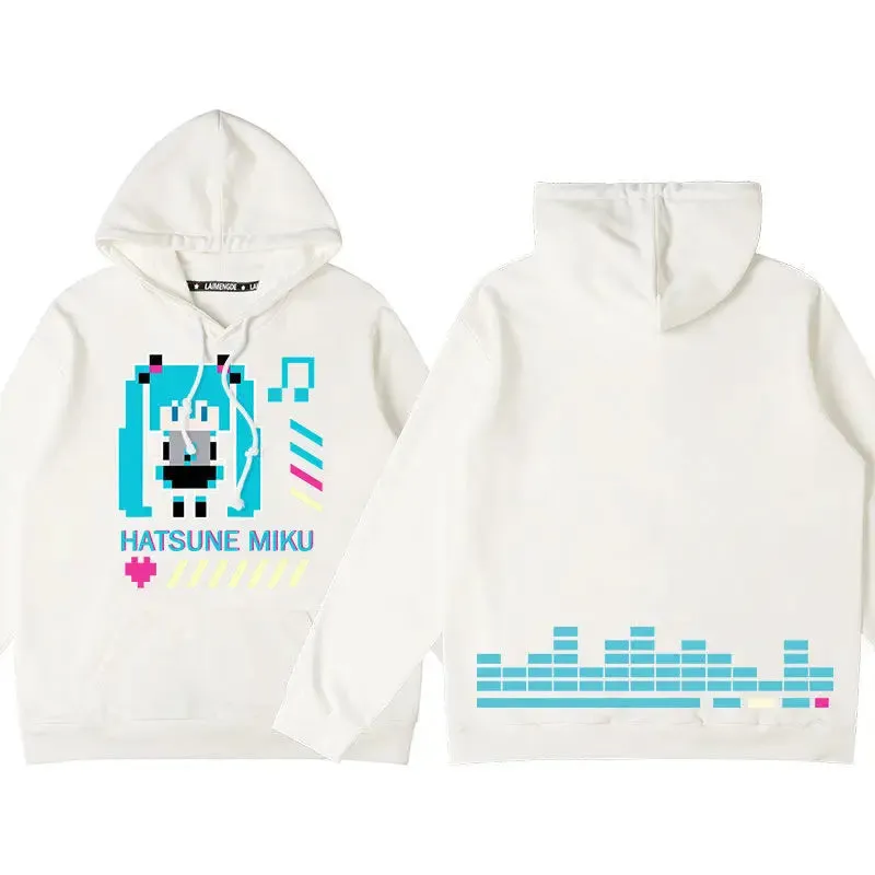 Hatsune Miku Hoodie Anime Long Sleeve Cotton Sweatshirt