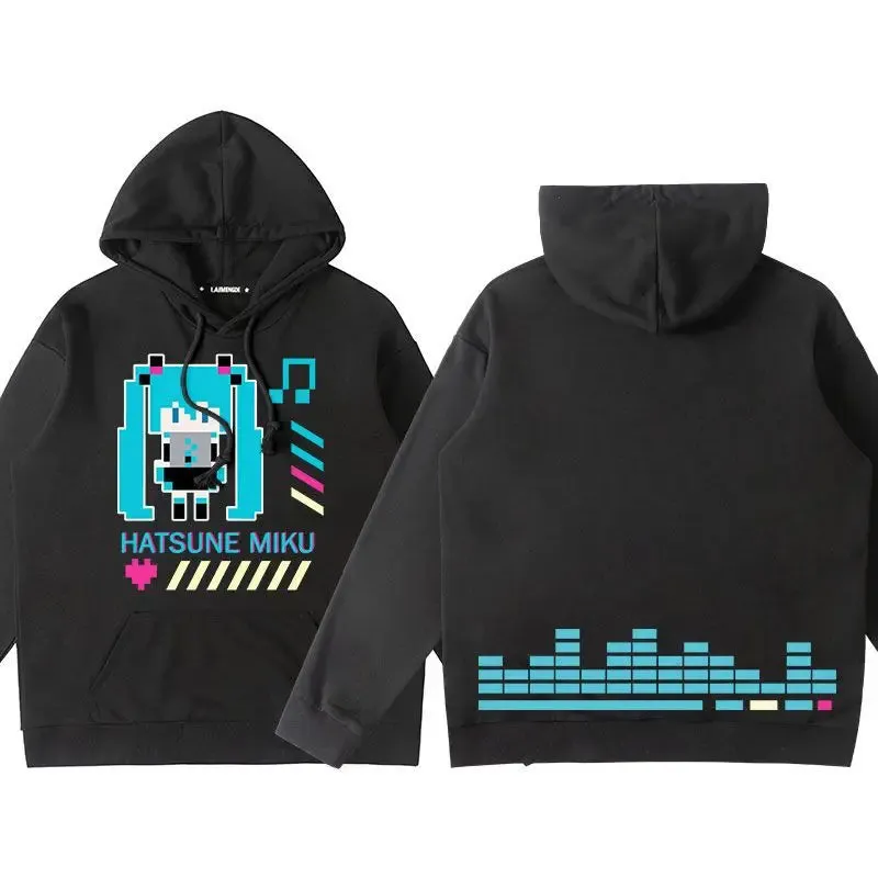 Hatsune Miku Hoodie Anime Long Sleeve Cotton Sweatshirt