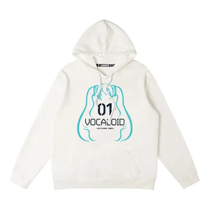 Hatsune Miku Hoodie Anime Long Sleeve Cotton Sweatshirt