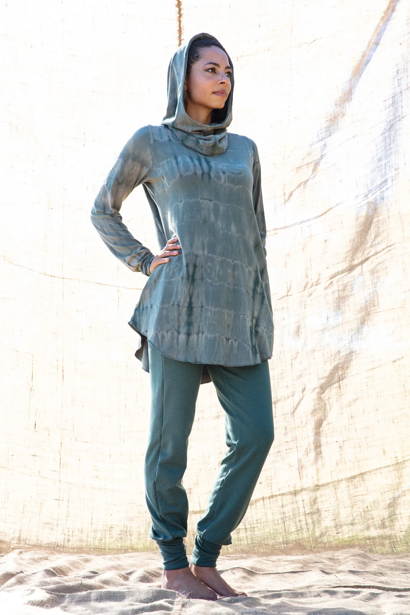 Hemlock Hoodie - shibori