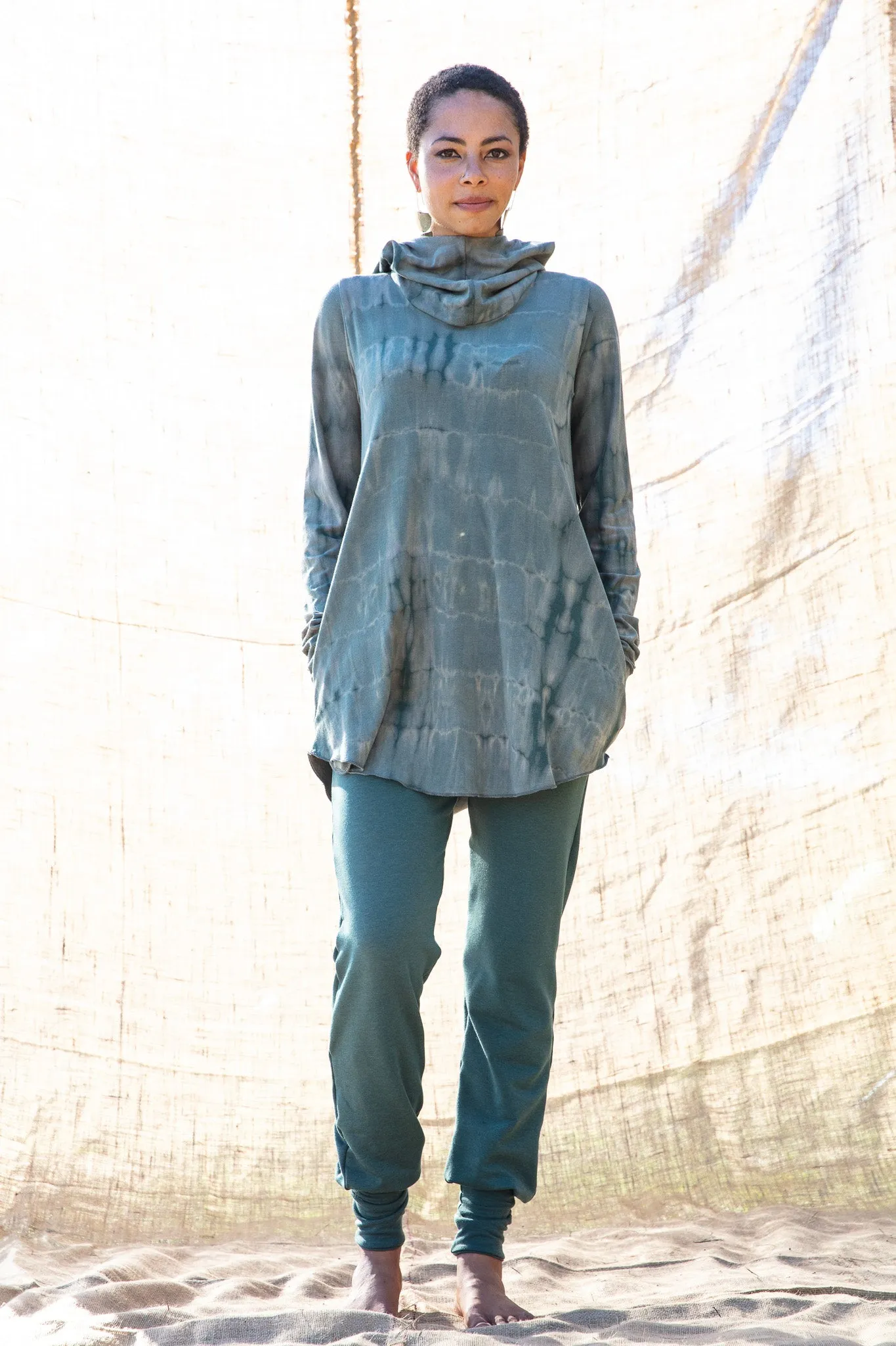 Hemlock Hoodie - shibori