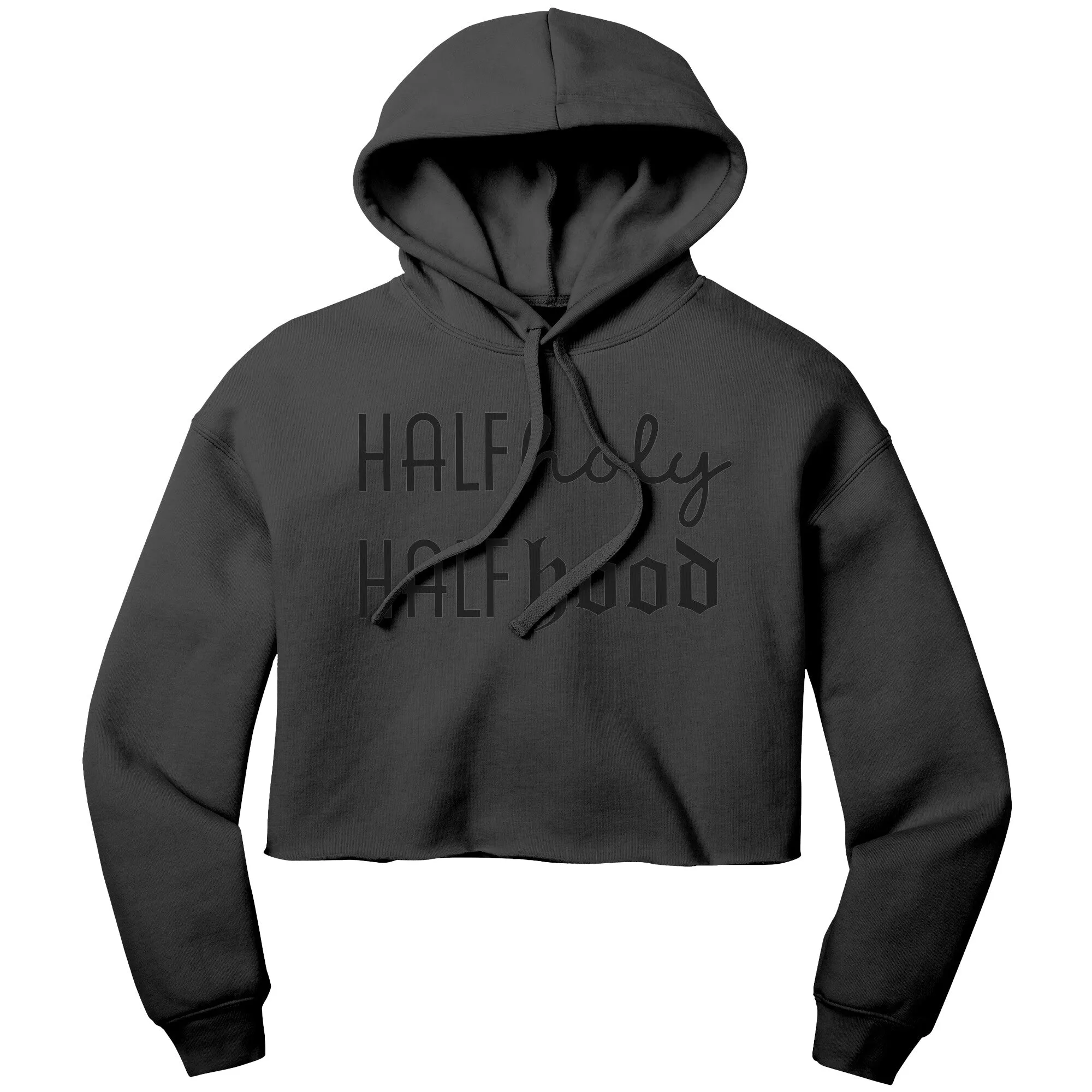 Holy Hood Womens Cropped Hoodie