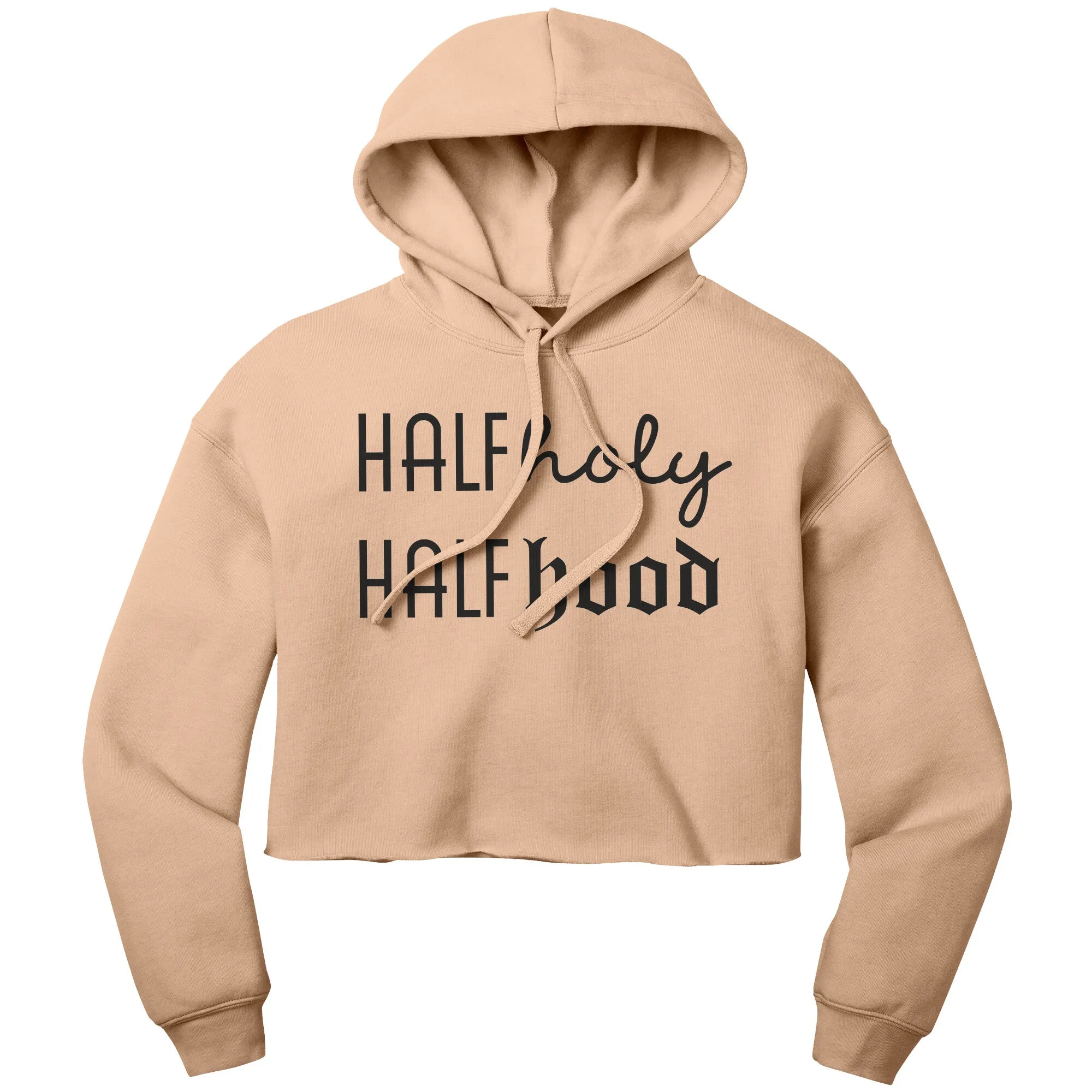 Holy Hood Womens Cropped Hoodie